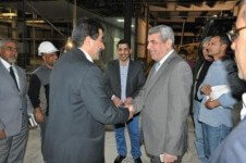 هيئة استثمار البصرة تستقبل عضو مجلس النواب العراقي خلف عبد الصمد في البصرة تايمز سكوير