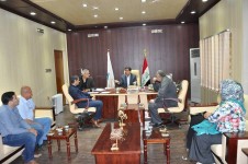 مطار البصرة يبحث مع هيئة الاستثمار امكانية انشاء مجمع سكني لموظفيه