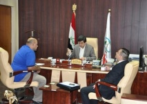 استثمار البصرة تتباحث مع AON  سبل تقديم ضمانات في قطاع التامين للمشاريع الاستثمارية