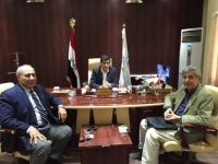 رئيس هيئة استثمار البصرة يلتقي بشركة بوخمسين الكويتية