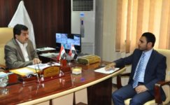 علي جاسب محمد يلتقي برئيس لجنة النفط و الغاز