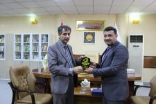 تفعيلاً للشراكات الإستراتيجية , رئيس هيئة استثمار البصرة يلتقي برئيس جامعتها لوضع خطط للاستثمار